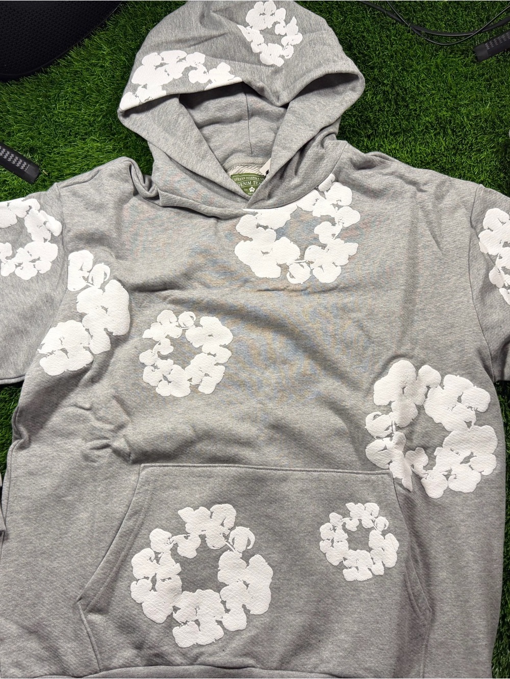 Denim Tear - grey hoodie